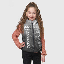 Детский жилет Toyota - grey gradient по-вертикали, цвет: 3D-черный — фото 2