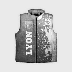 Детский жилет Lyon - grey gradient по-вертикали, цвет: 3D-черный