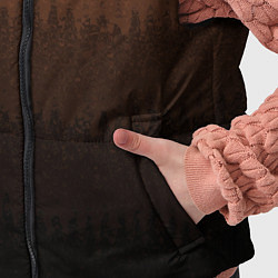 Детский жилет Чёрно-коричневый полосы от светлого к тёмному, цвет: 3D-черный — фото 2