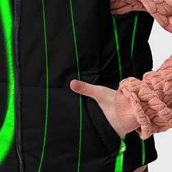 Детский жилет Color green light green black, цвет: 3D-черный — фото 2