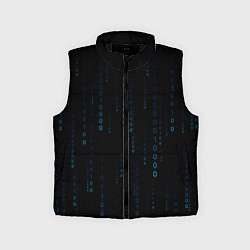 Детский жилет Color black blue