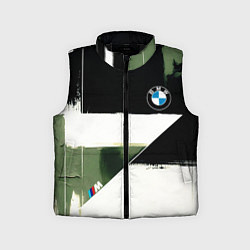 Детский жилет BMW логотип, цвет: 3D-черный