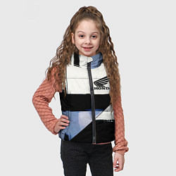 Детский жилет Honda логотип, цвет: 3D-черный — фото 2