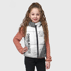 Детский жилет Elden Ring - white gradient вертикально, цвет: 3D-черный — фото 2