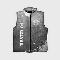 Детский жилет Bayer 04 - grey gradient вертикально, цвет: 3D-черный