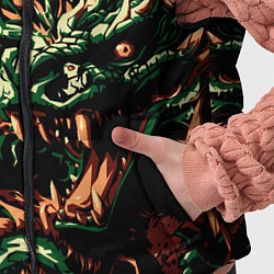 Детский жилет Татуировка дракона ирезуми, цвет: 3D-черный — фото 2