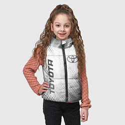 Детский жилет Toyota - white gradient вертикально, цвет: 3D-черный — фото 2
