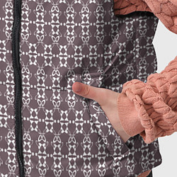 Детский жилет Геометрический узор какао с молоком, цвет: 3D-черный — фото 2