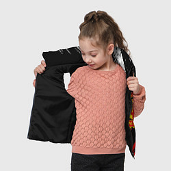 Детский жилет Манчестер юнайтед краски текстура, цвет: 3D-черный — фото 2