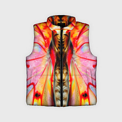 Детский жилет Разворот бабочки, цвет: 3D-черный