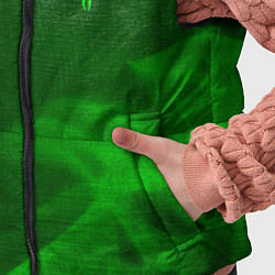 Детский жилет The Last Of Us - green gradient вертикально, цвет: 3D-черный — фото 2