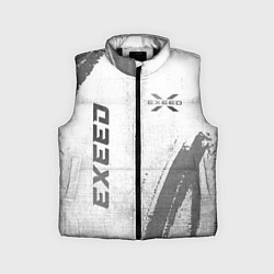 Детский жилет Exeed - white gradient вертикально, цвет: 3D-черный