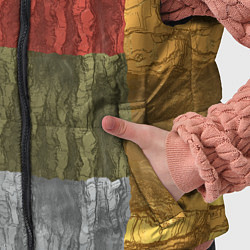 Детский жилет Цветной узор абстрактная графика, цвет: 3D-черный — фото 2