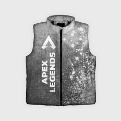 Детский жилет Apex Legends - grey gradient по-вертикали, цвет: 3D-черный
