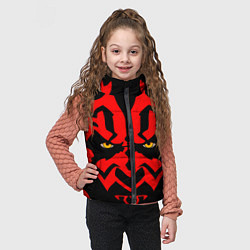 Детский жилет Лицо Дарт Мола, цвет: 3D-черный — фото 2