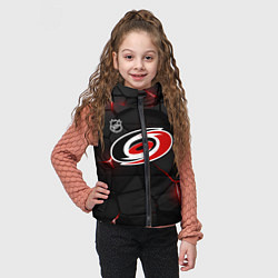 Детский жилет Каролина Харрикейнз - НХЛ хоккей, цвет: 3D-черный — фото 2