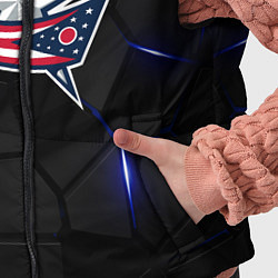 Детский жилет Коламбус Блю Джекетс - НХЛ хоккей, цвет: 3D-черный — фото 2