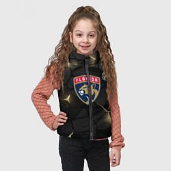 Детский жилет Флорида Пантерз - НХЛ хоккей, цвет: 3D-черный — фото 2