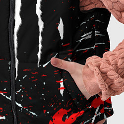 Детский жилет Monster energy штрихи, цвет: 3D-черный — фото 2