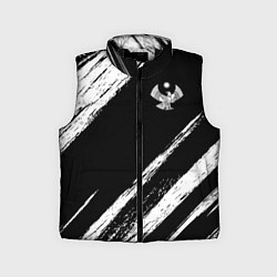 Детский жилет Дагестан - брызги, цвет: 3D-черный