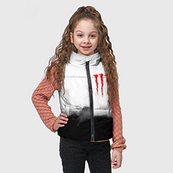 Детский жилет Monster energy splash smoke, цвет: 3D-черный — фото 2