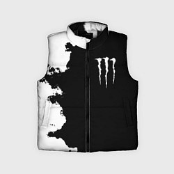 Детский жилет Monster energy краски белые, цвет: 3D-черный