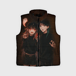 Детский жилет Ху Тао и Сяо пейринг, цвет: 3D-черный