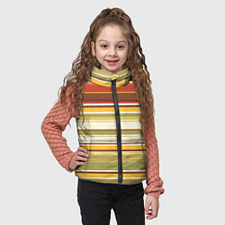 Детский жилет Горизонтальные полосы, цвет: 3D-черный — фото 2