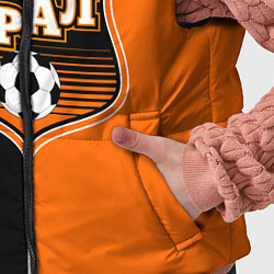 Детский жилет ФК Урал - оранжево черные, цвет: 3D-черный — фото 2