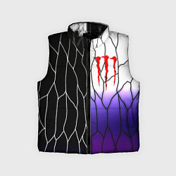 Детский жилет Monster energy steel, цвет: 3D-черный