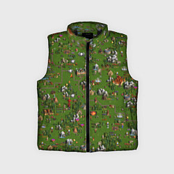 Детский жилет Земли Сопряжения - Герои 3, цвет: 3D-черный