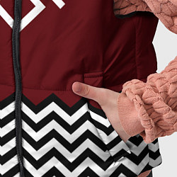 Детский жилет Твин Пикс - лого, цвет: 3D-черный — фото 2