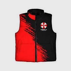 Детский жилет Umbrella Corp - red and black, цвет: 3D-черный