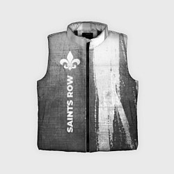 Детский жилет Saints Row - grey gradient по-вертикали, цвет: 3D-черный