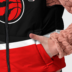 Детский жилет Toronto Raptors - basketball, цвет: 3D-черный — фото 2