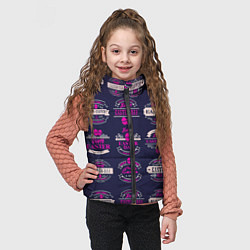 Детский жилет Easter pink, цвет: 3D-черный — фото 2