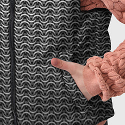 Детский жилет Стальная кольчуга воинов, цвет: 3D-черный — фото 2