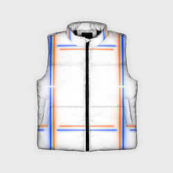 Детский жилет Neon white orange blue