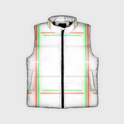 Детский жилет Neon light green red