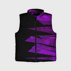 Детский жилет Color purple black stripes