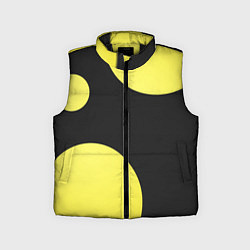 Детский жилет Лава лампа макро баланс абстракция, цвет: 3D-черный