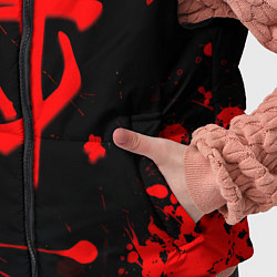 Детский жилет Doom краски всплеск, цвет: 3D-черный — фото 2