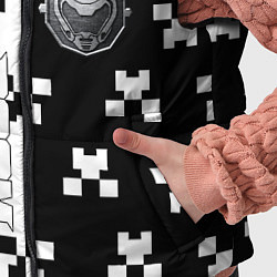 Детский жилет Doom x minecraft pattern, цвет: 3D-черный — фото 2