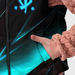 Детский жилет Doom neon stripes, цвет: 3D-черный — фото 2