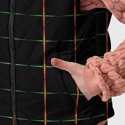 Детский жилет Color black orange green crosses, цвет: 3D-черный — фото 2