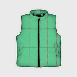 Детский жилет Color green stripes
