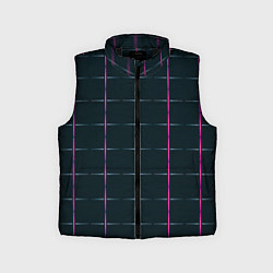 Детский жилет Color black stripes