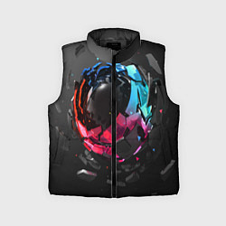 Детский жилет Abstract graphics, цвет: 3D-черный