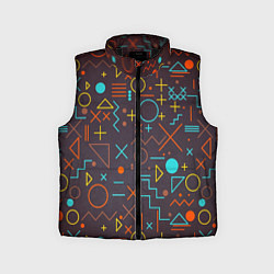 Детский жилет Different shapes of geometry, цвет: 3D-черный