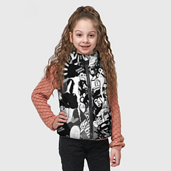 Детский жилет Monster energy black sticker, цвет: 3D-черный — фото 2